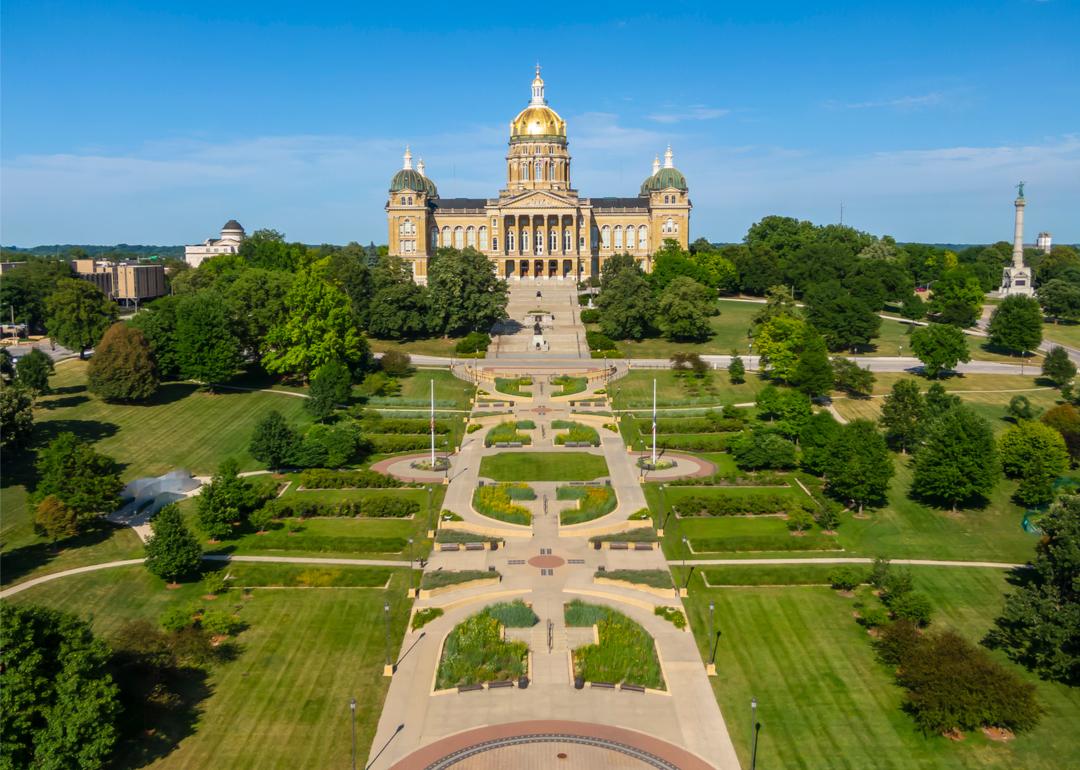Iowa State Capitol building.