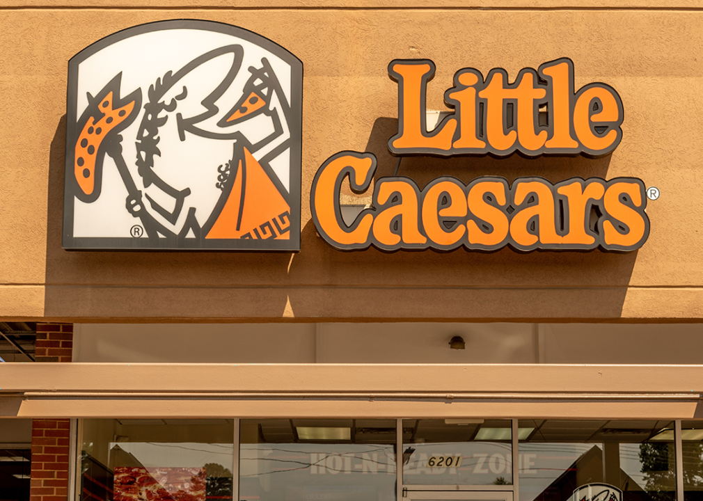 Little Caesars Pizza storefront.