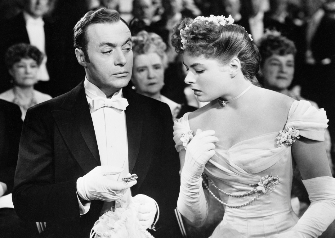 Charles Boyer and Ingrid Bergman in a scene from ‘Gaslight’.