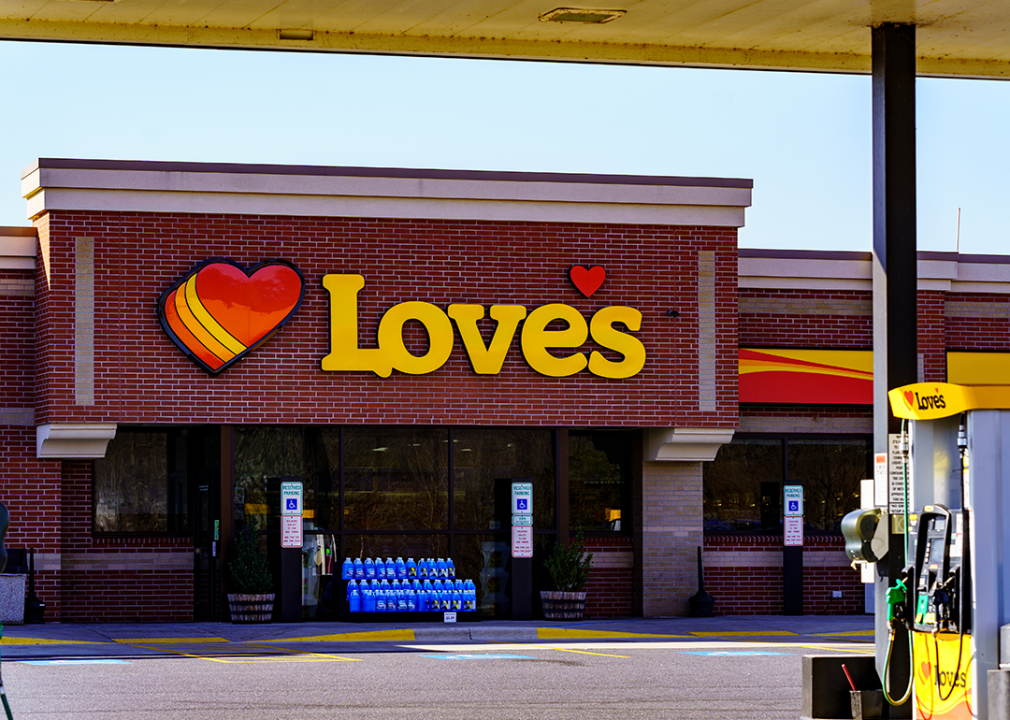 Love’s Travel Stop convenience store and fuel station.