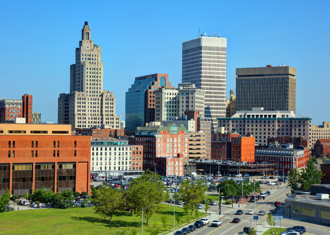 Cityscape of Providence Rhode Island