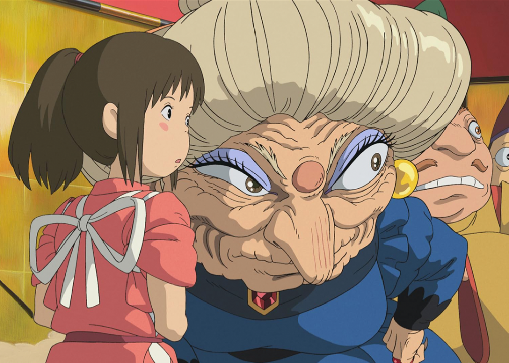 Animated still from ‘Spirited Away’.