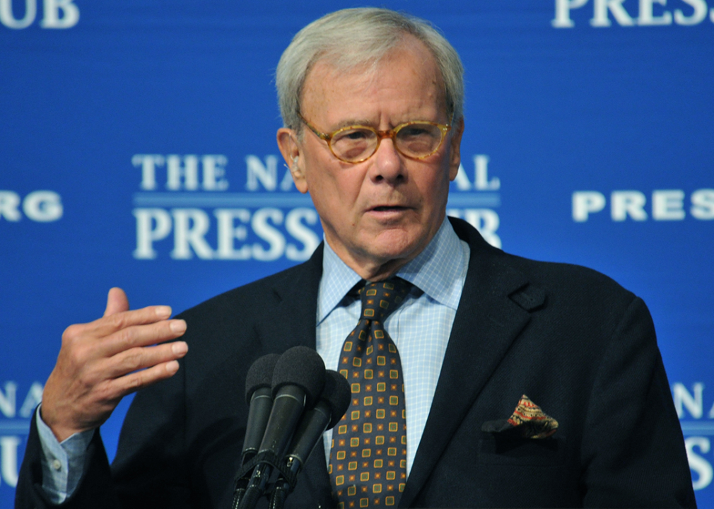 Tom Brokaw speaks at the National Press Club in Washington D.C.