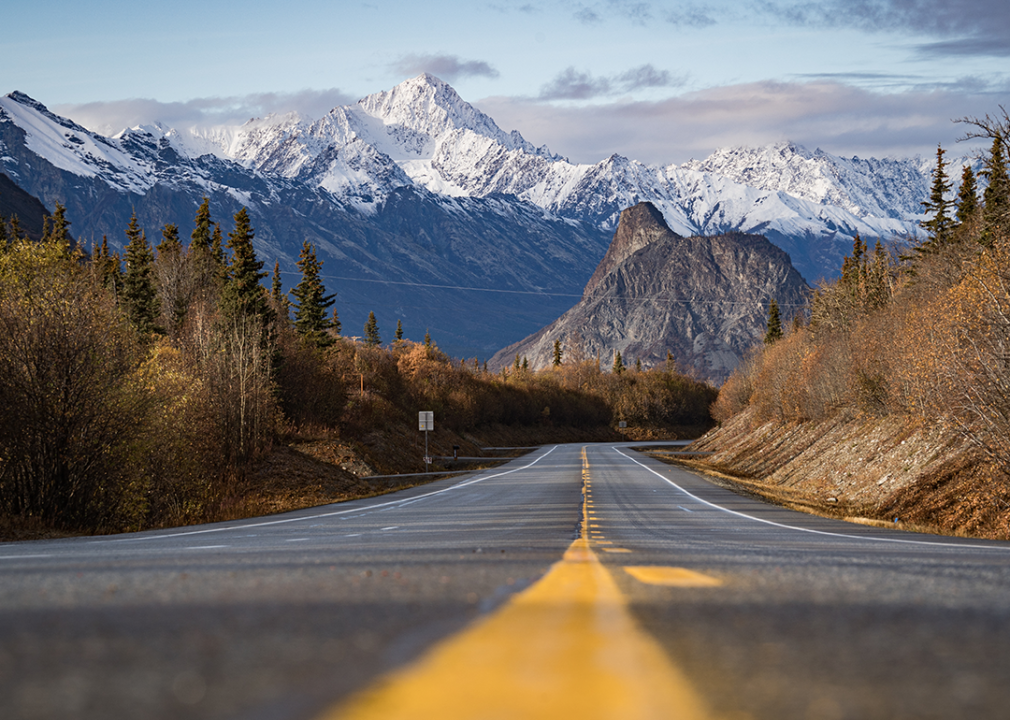 Lion's Head mountain from the Glenn Highway.