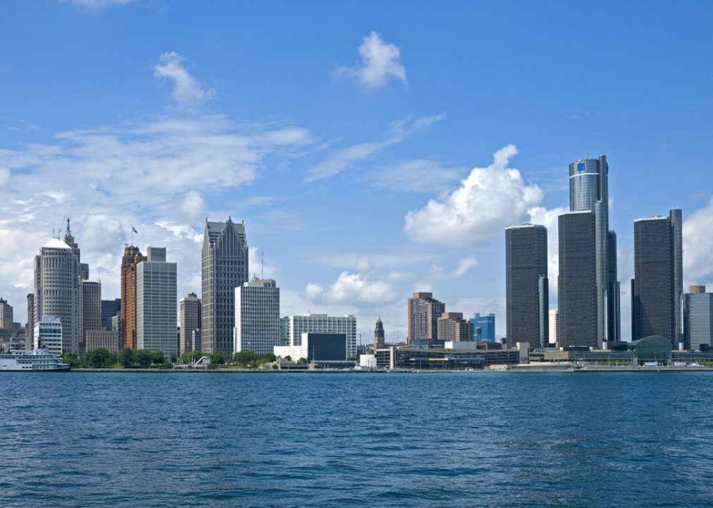 Detroit from Windsor, Ontario.