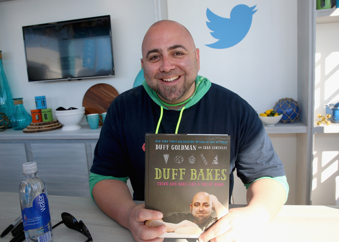 Duff Goldman attends a book signing.