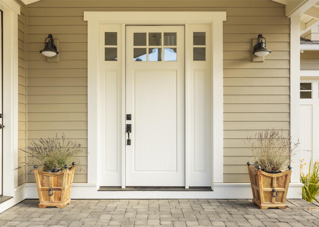 Entry to residential home.