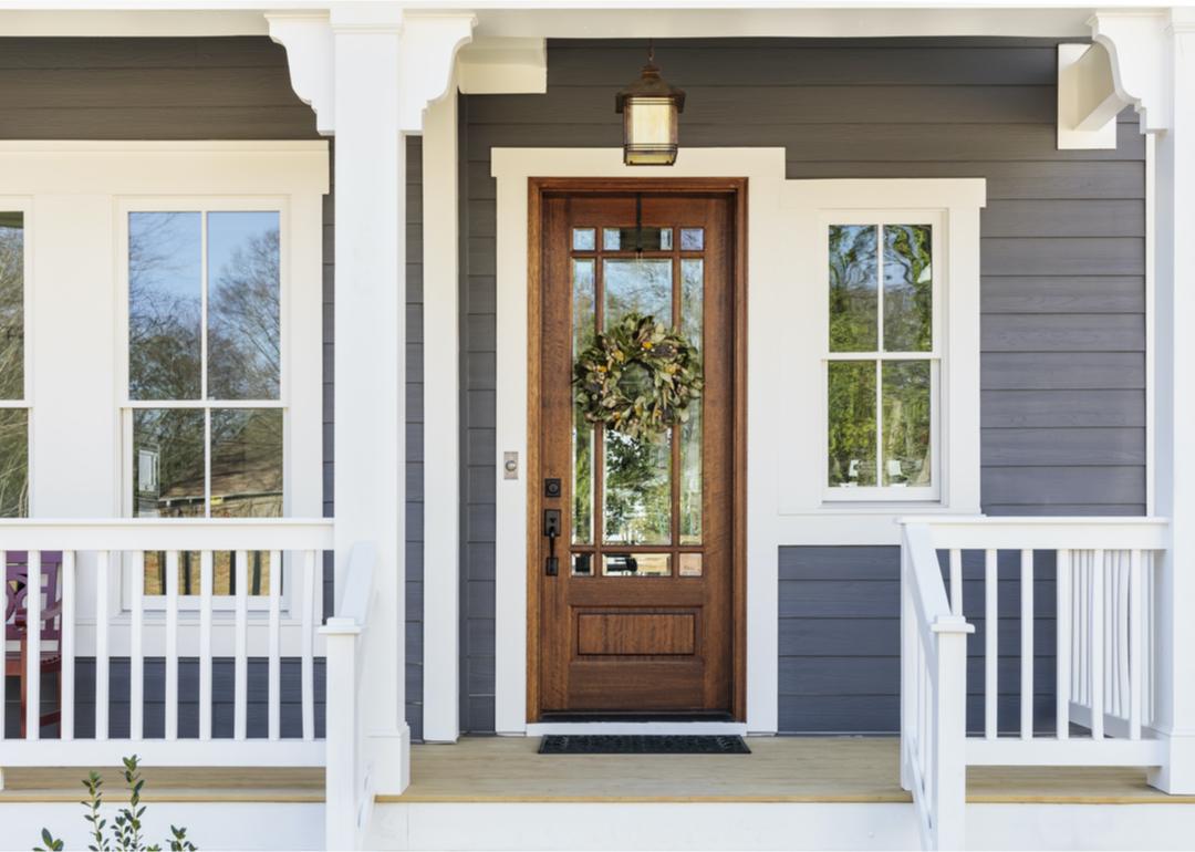 Entry to residential home.