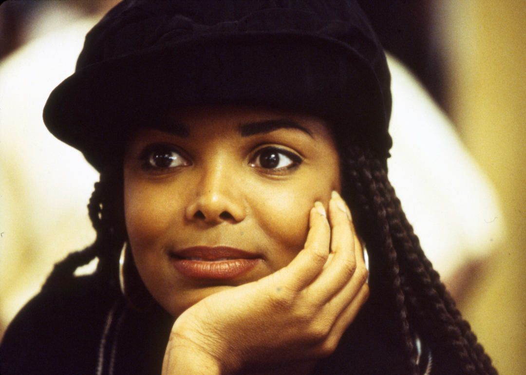 Janet Jackson on the set of ‘Poetic Justice.