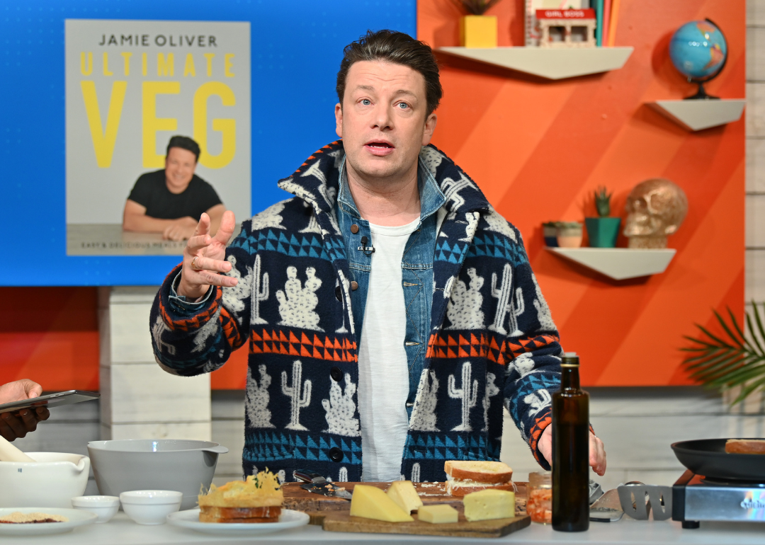 Jamie Oliver discusses his new book.