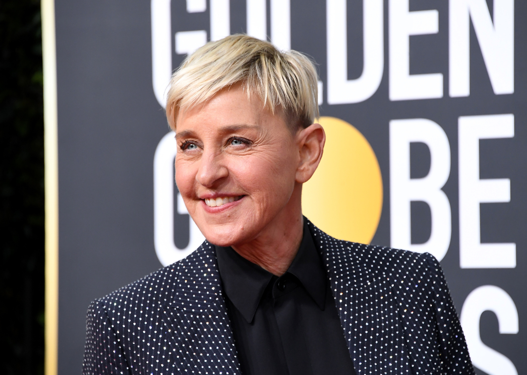 Ellen DeGeneres attends the 77th Annual Golden Globe Awards.