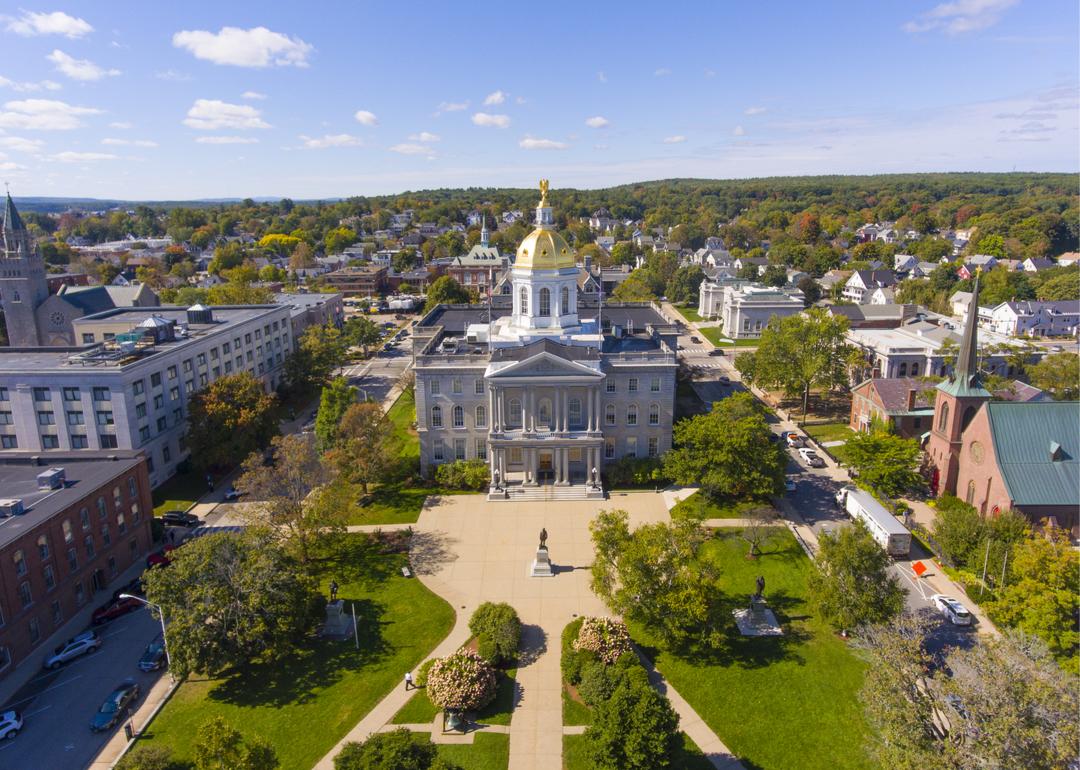 New Hampshire State Capitol building.