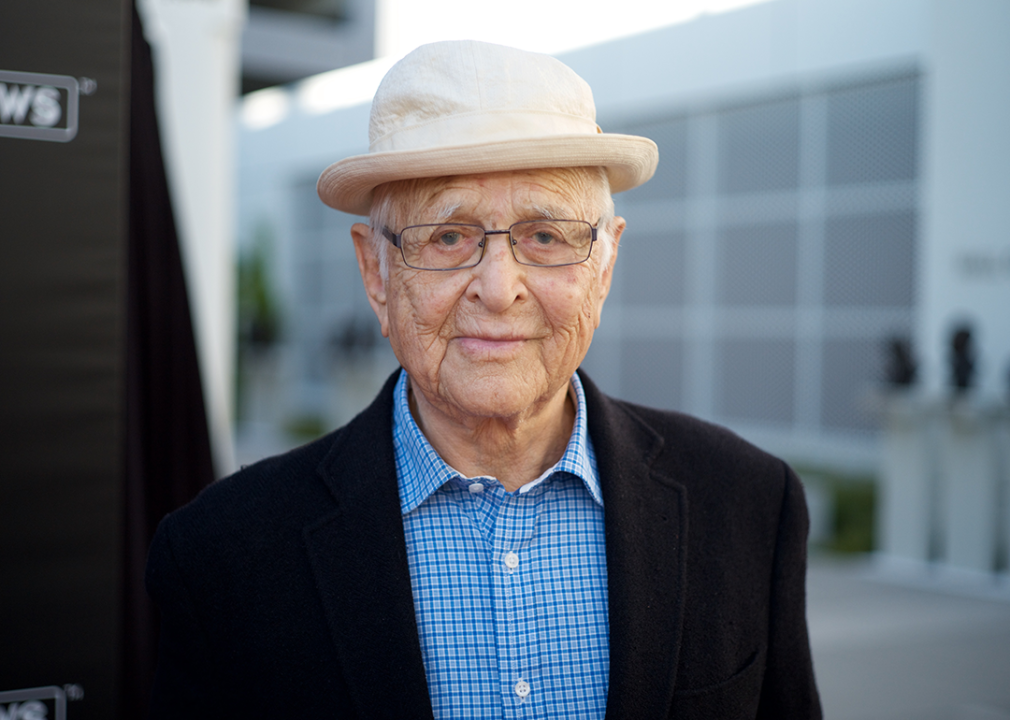 Norman Lear in his later years attends an event.
