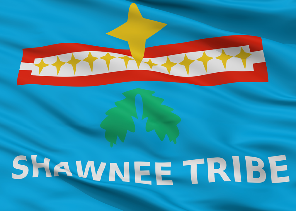 Shawnee Tribe Of Oklahoma Flag.