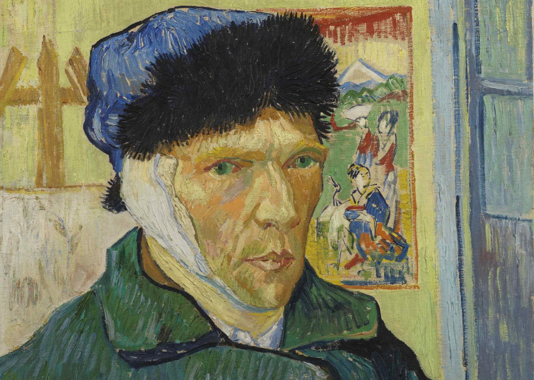 ‘Self-Portrait With Bandaged Ear’ by Vincent van Gogh.