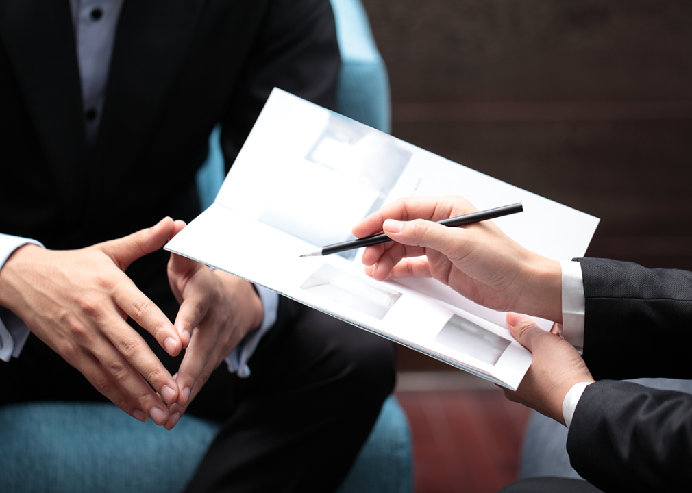#35. Sales representatives of services, except advertising, insurance, financial services, and travel