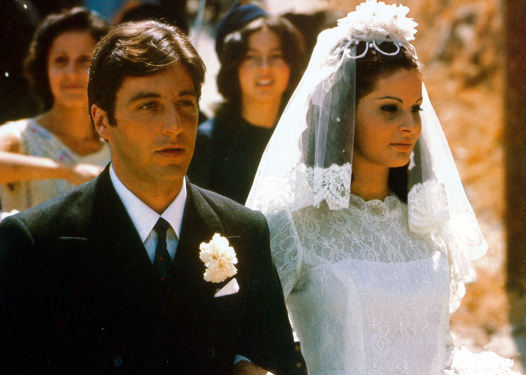 Al Pacino and Simonetta Stefanelli in a scene from ‘The Godfather’.