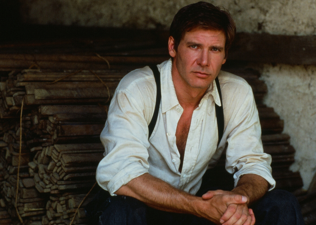 Harrison Ford poses for a portrait on the set of ‘Witness’