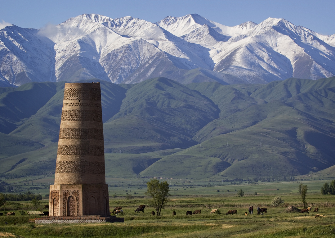Burana Tower located on Silk road