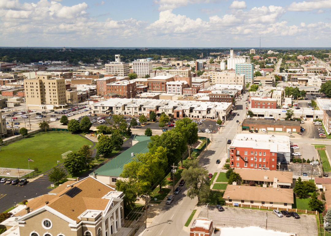 Aerial view Springfield.