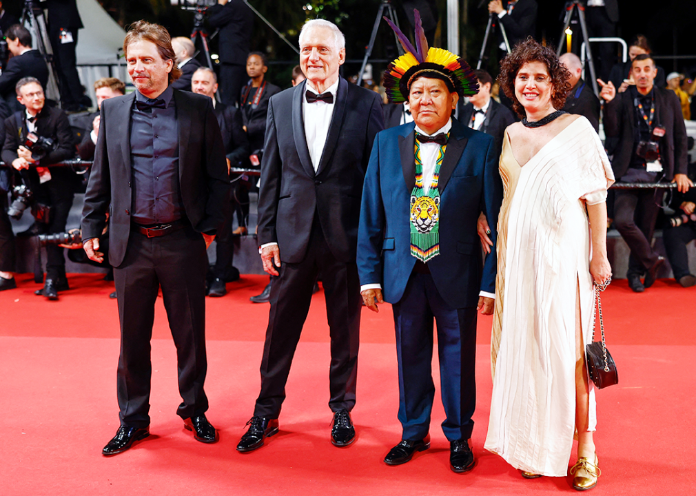 #20. The Falling Sky Gabriela Carneiro da Cunha and Eryk Rocha in Cannes for the screening of “The Falling Sky”.