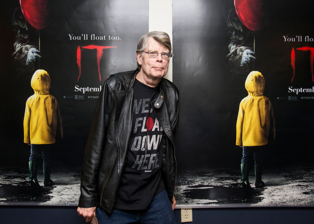 Stephen King attends a film screening.