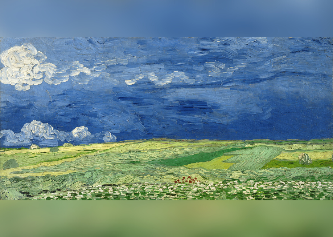 ‘Wheatfield under Thunderclouds’ by Vincent van Gogh.