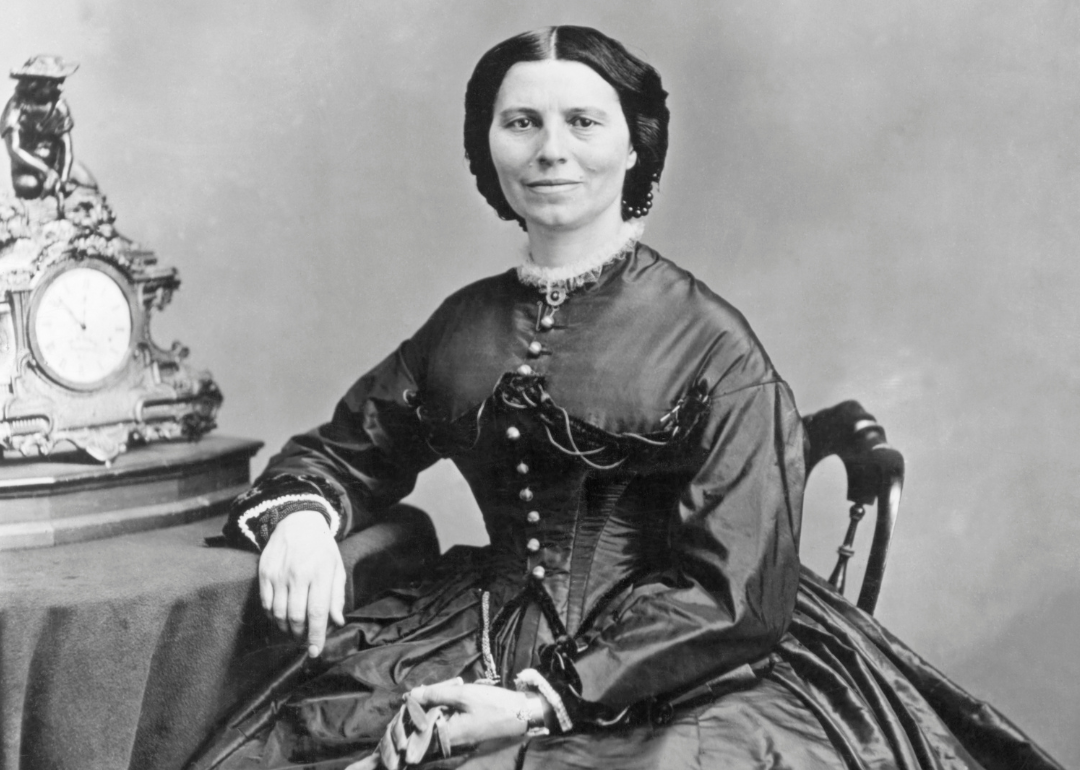 Clara Barton seated portrait.