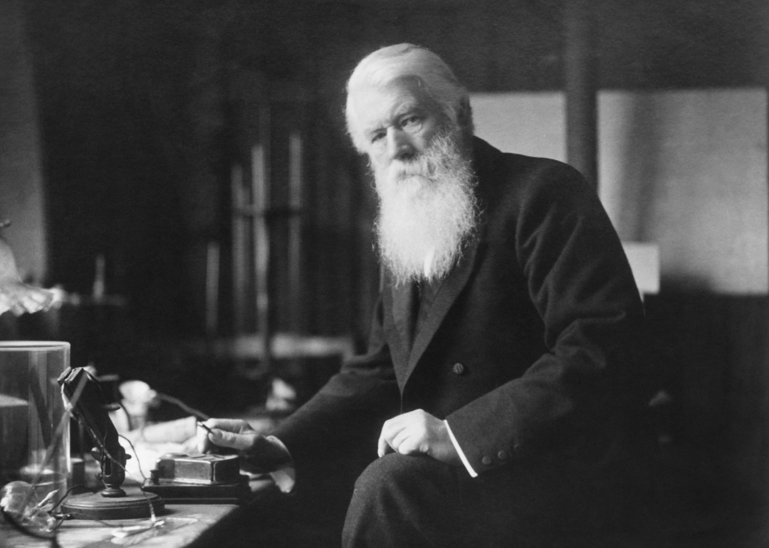 Portrait of Sir Joseph Wilson Swan.