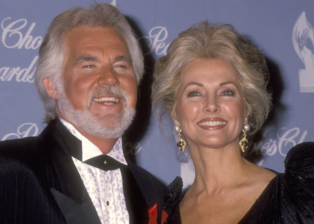 Kenny Rogers and Marianne Gordon attend event