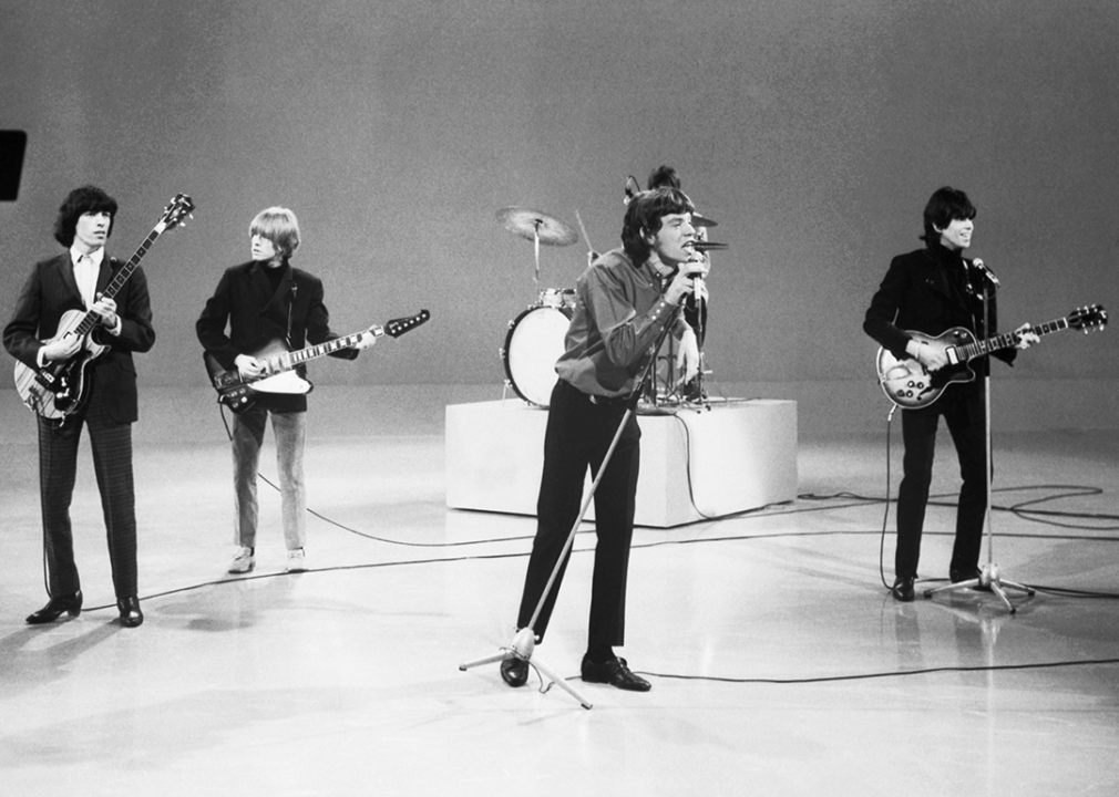 The Rolling Stones perform on the "Ed Sullivan Show”.