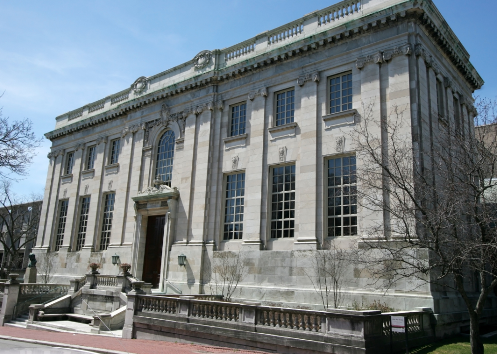 John Hay Library on Brown University Campus