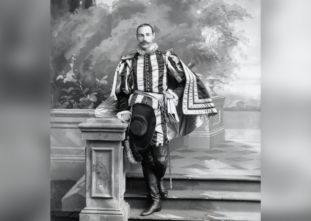 John Jacob Astor dressed in costume for Bradley Martin Ball