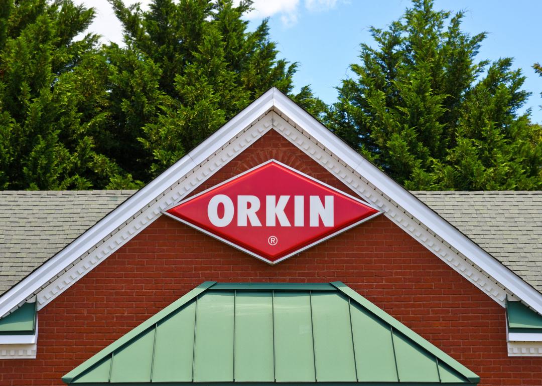 Orkin sign on building