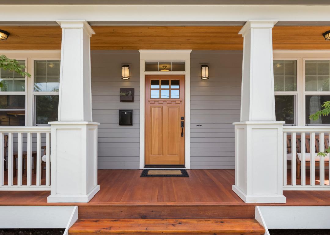 Entry to residential home.