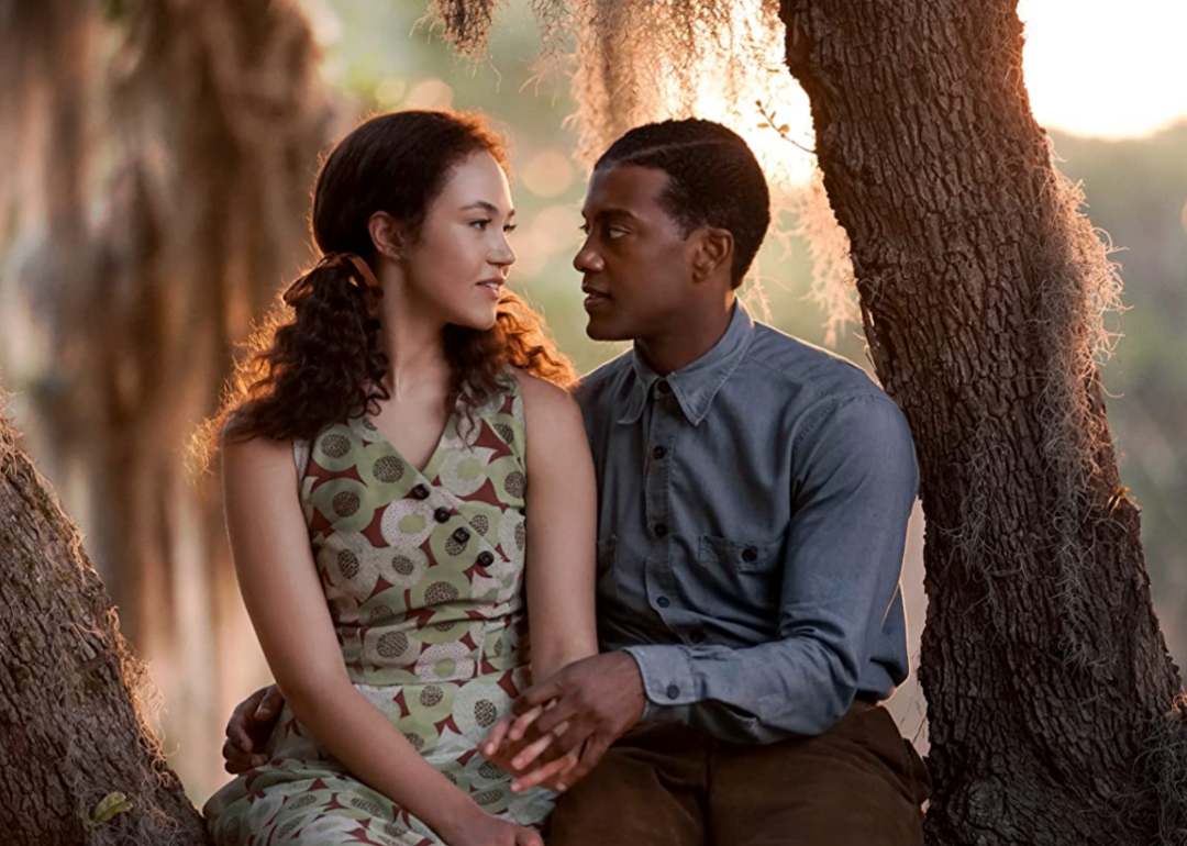 Joshua Boone and Solea Pfeiffer in ‘A Jazzman's Blues’.