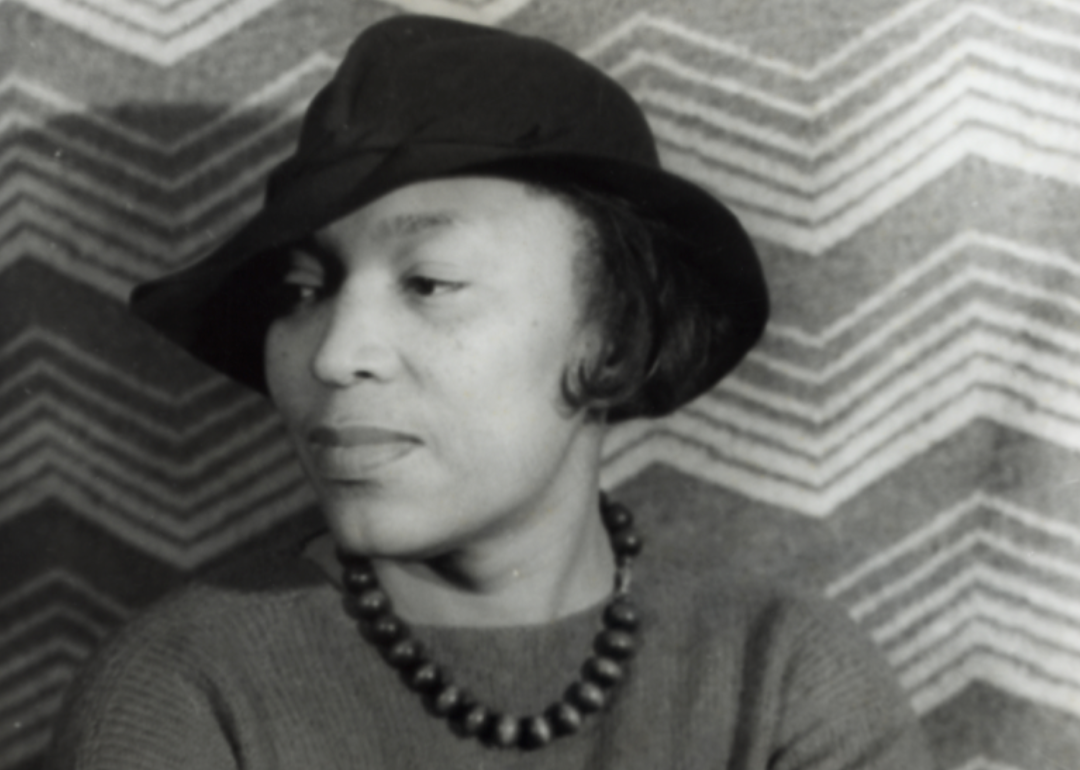 Portrait of Zora Neale Hurston.