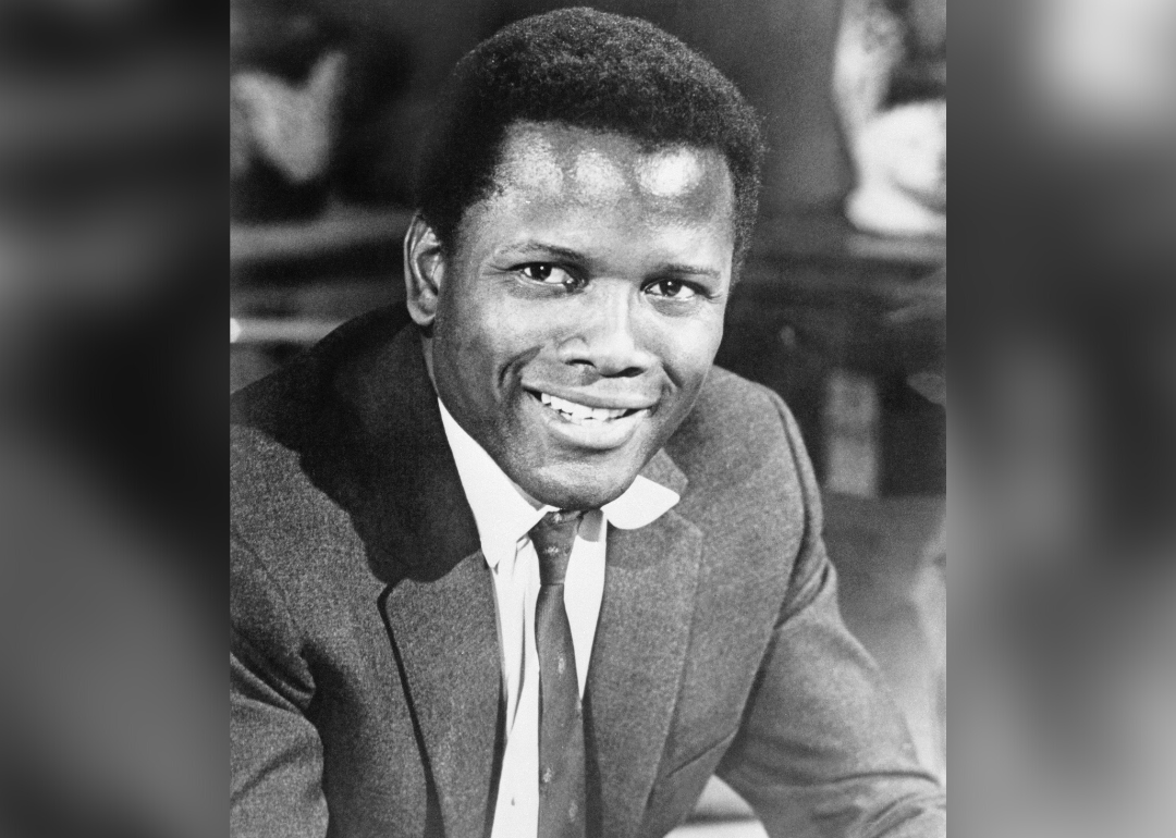 Sidney Poitier smiling.