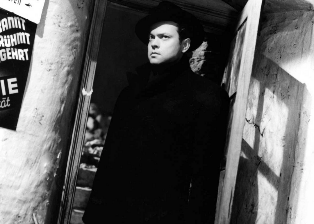 Orson Welles in a scene from The Third Man.