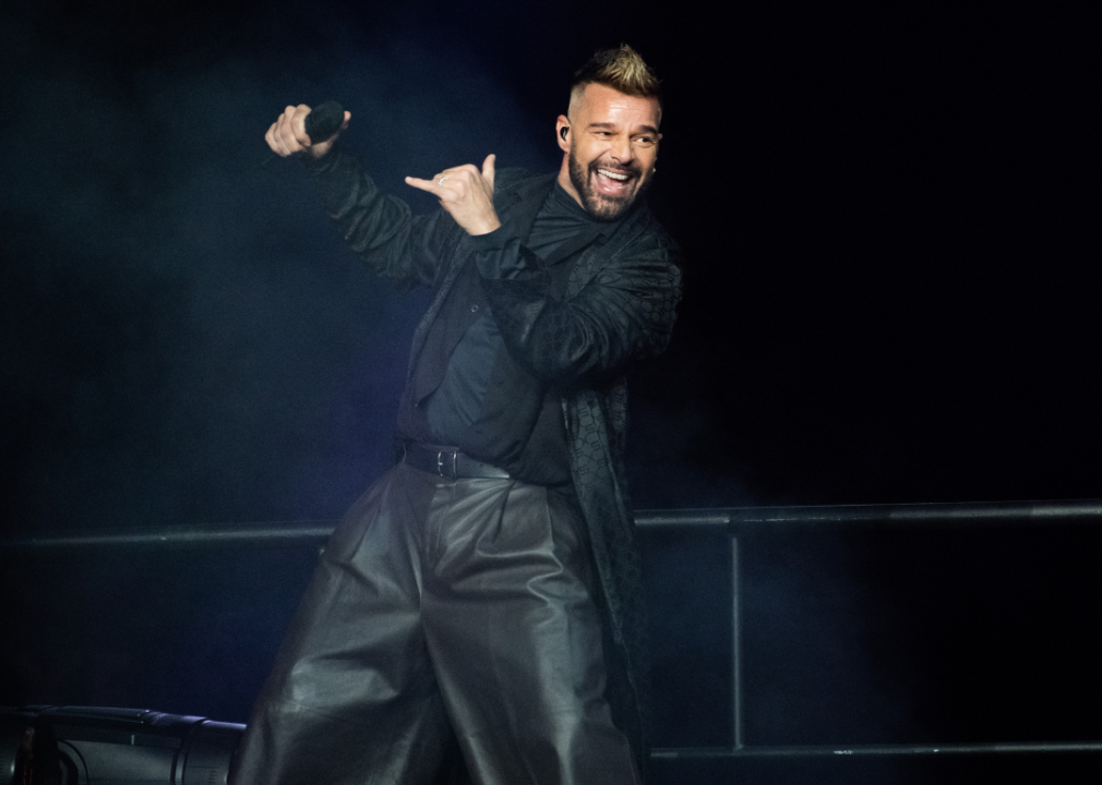 Ricky Martin performs onstage