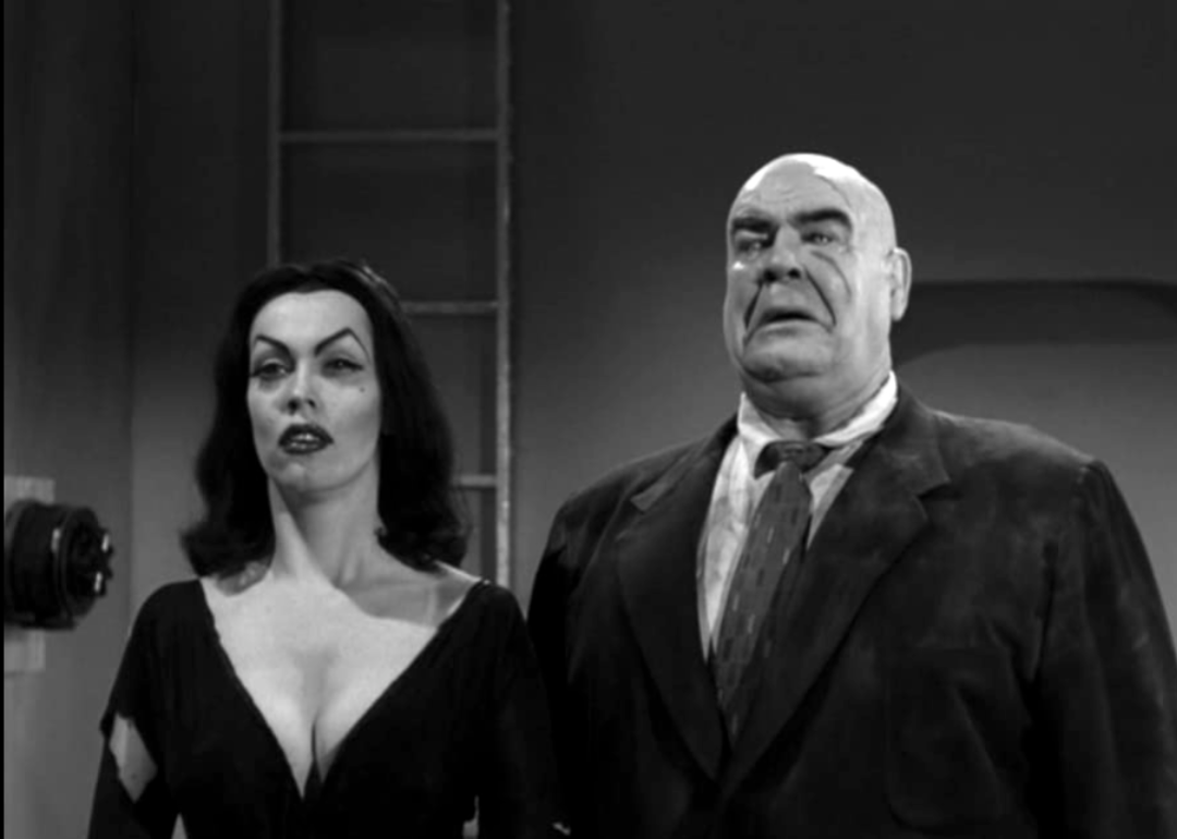 Tor Johnson and Maila Nurmi in ‘Plan 9 from Outer Space’.