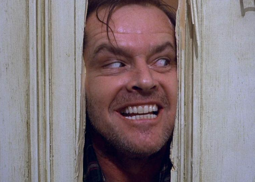 Jack Nicolson in a scene from ‘The Shining’