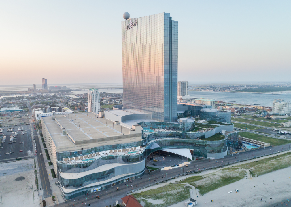 Aerial view of Ocean Resort Casino in Atlantic City