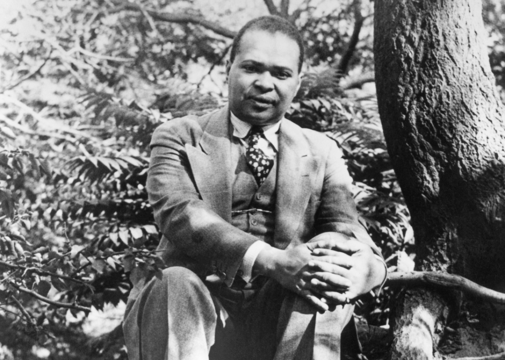 Countee Cullen poses for a portrait.