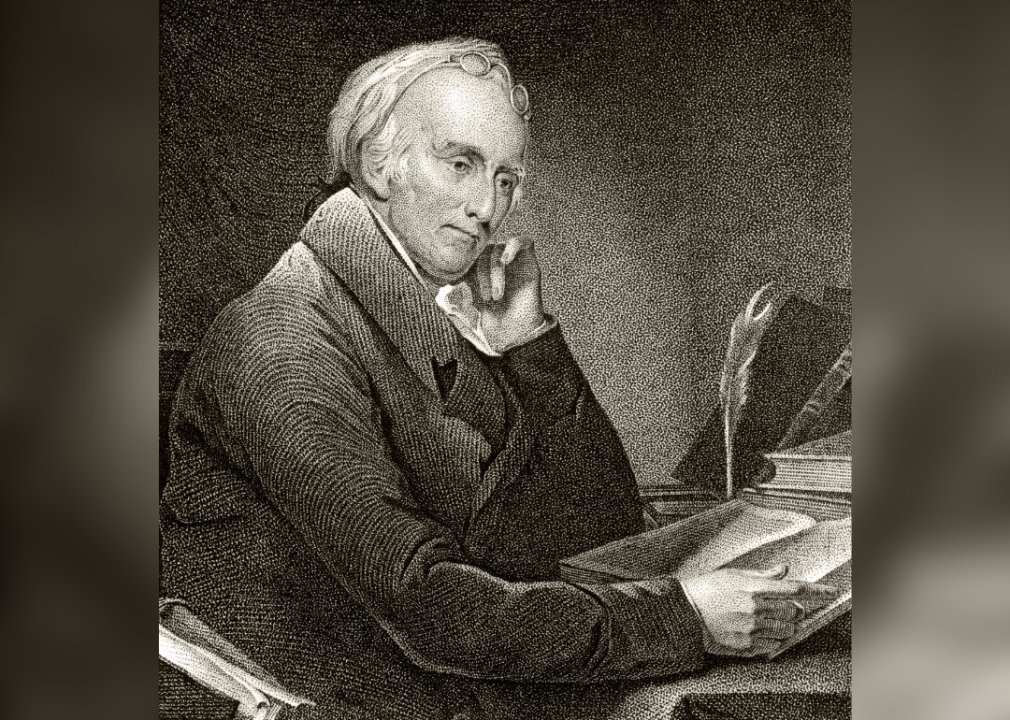 Engraving of Dr. Benjamin Rush by J.B. Longacre.