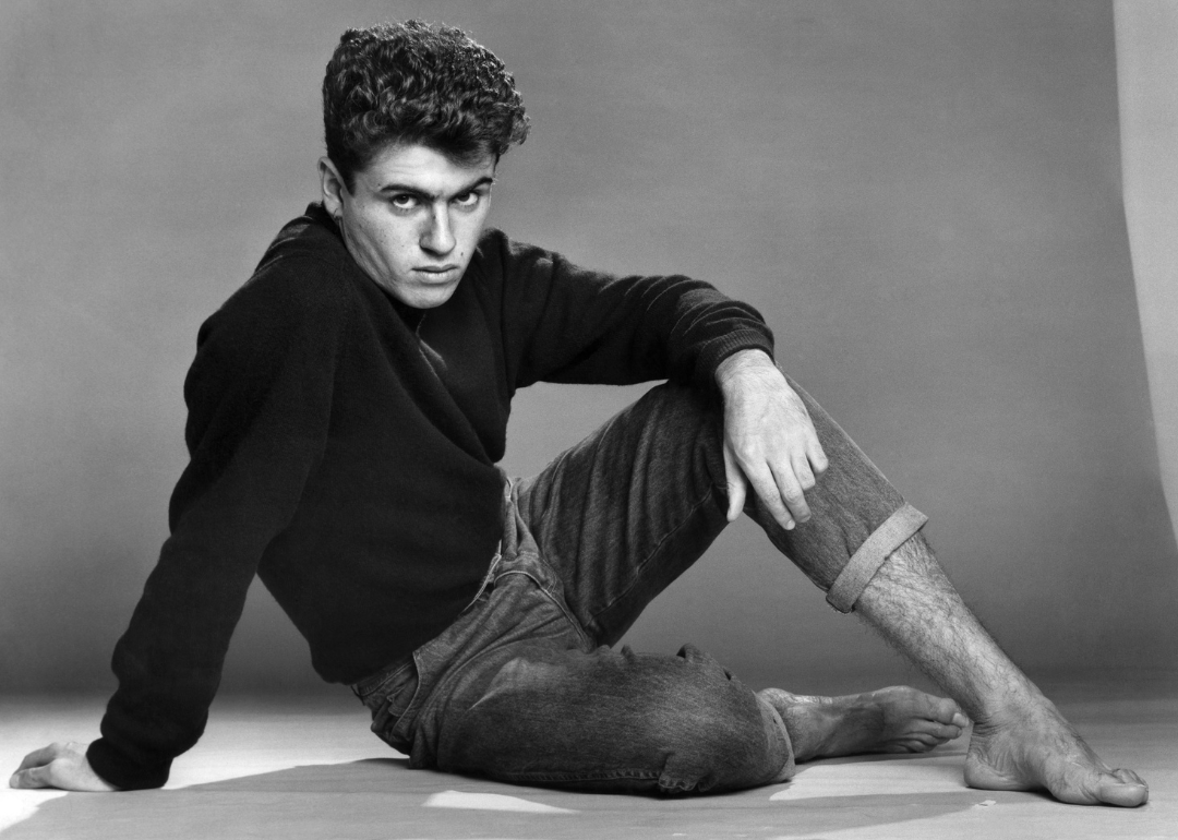 George Michael poses for portrait.