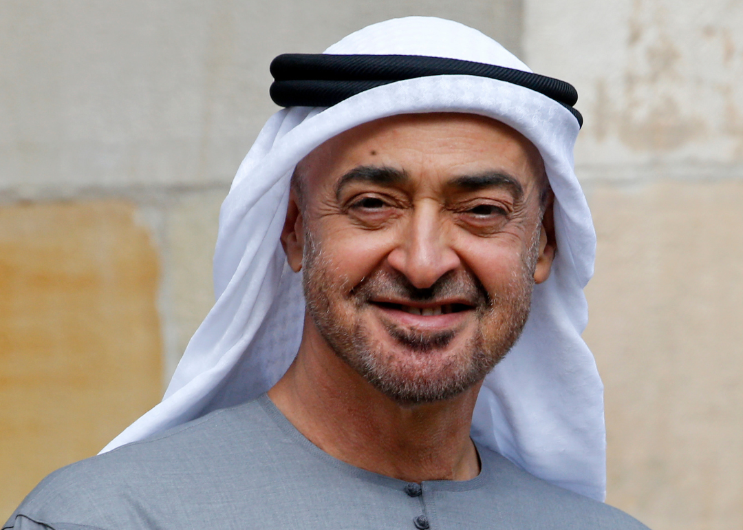 Sheikh Mohammed bin Zayed Al-Nahyan portrait.