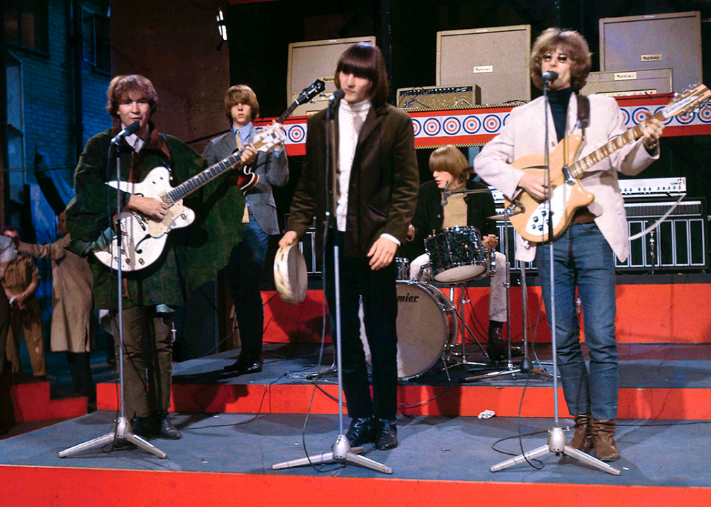 The Byrds performing at Wembley Studios.