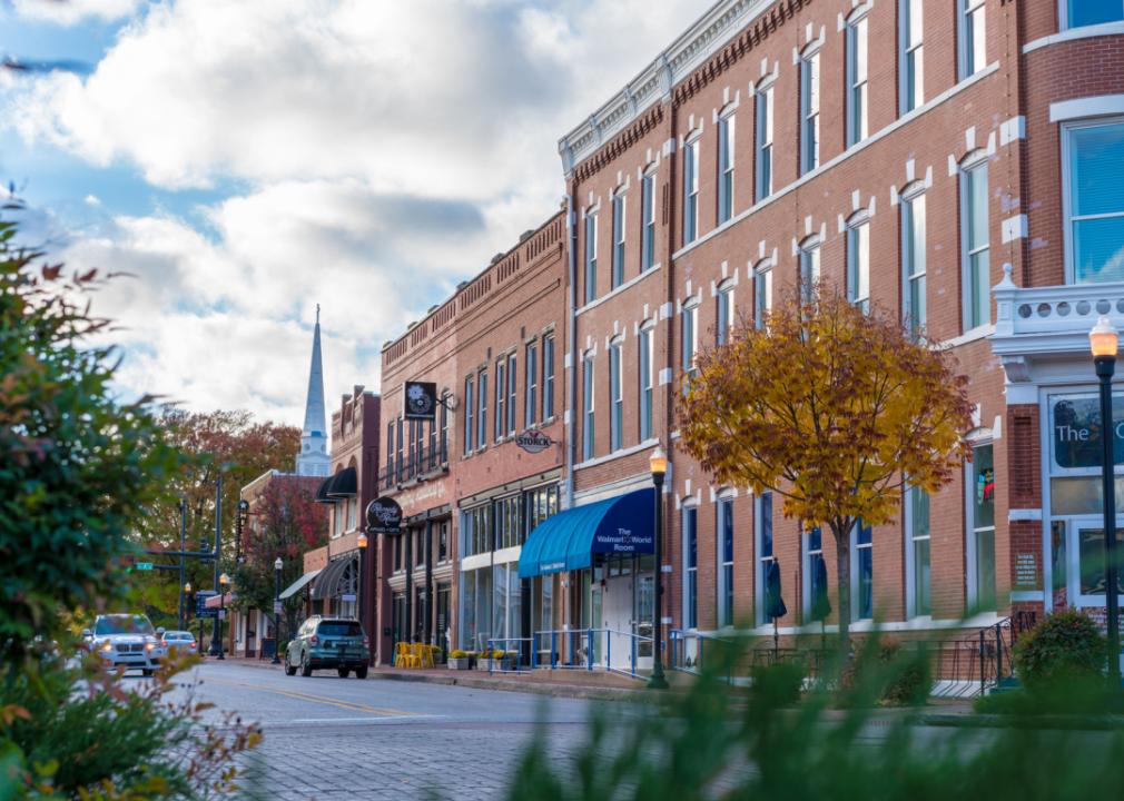 Arkansas: Benton County Walmart Museum downtown Bentonville,