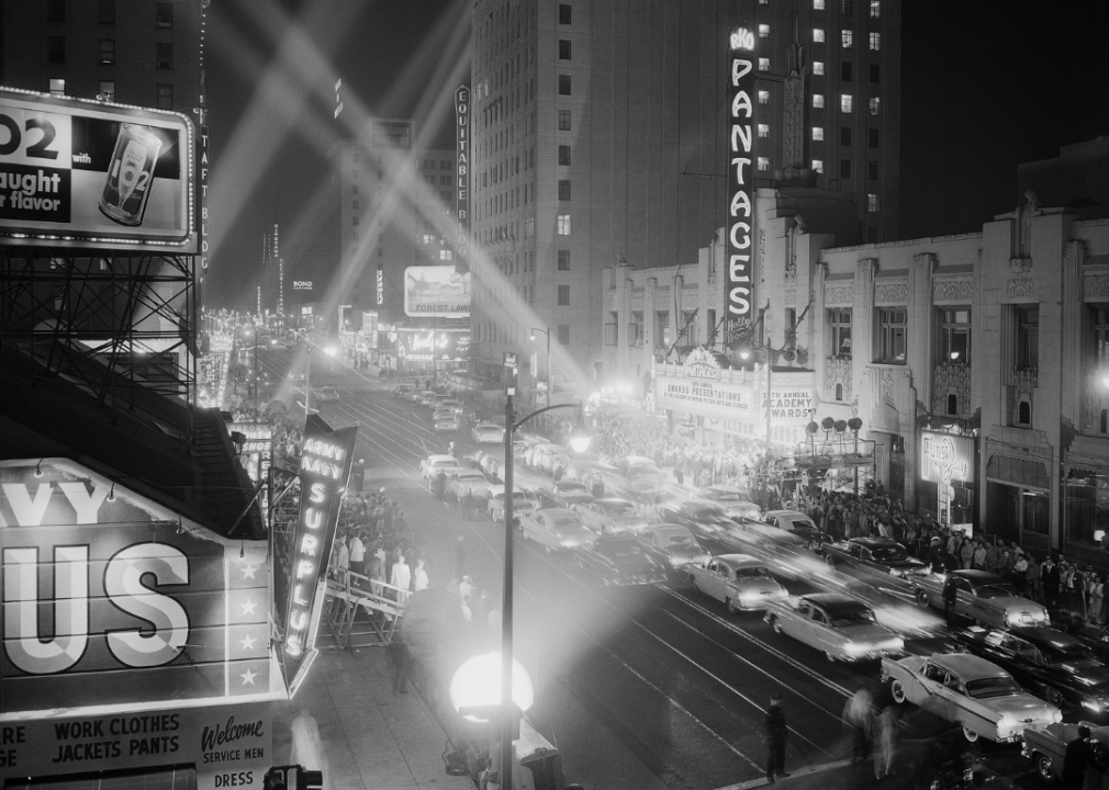 Crowd Outside of Academy Awards Ceremony